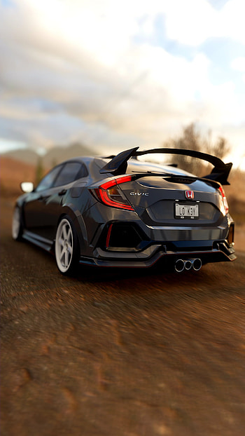 Honda civic type r, jdm, race car HD phone wallpaper