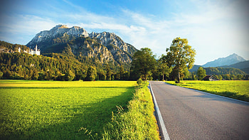 Landscape, Roads HD wallpaper