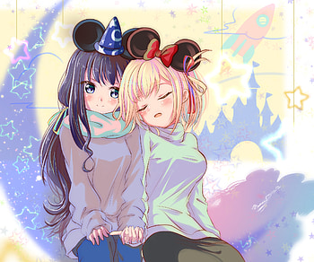 Chisato Nishikigi & Takina Inoue, Takina Inoue, Chisato Nishikigi, Anime, Lycoris Recoil HD wallpaper