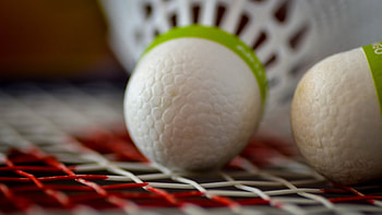 Macro badminton section, Sporting close-ups, Detailed graphy, Close-up details HD wallpaper