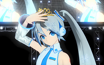 SNOW MIKU - HATSUNE MIKU PROJECT DIVA MEGA MIX+ CAPTURE, Hatsune Miku: Project DIVA MegaMix, Vocaloid HD wallpaper