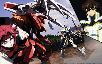 Kallen Vs Suzaku, guren mkii, kallen, white, vs, suzaku, anime, knightmare, red, lancelot, male, female HD wallpaper