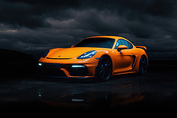 Porsche Cayman GT4 Front , porsche-cayman, porsche, 2022-cars, cars, behance HD wallpaper