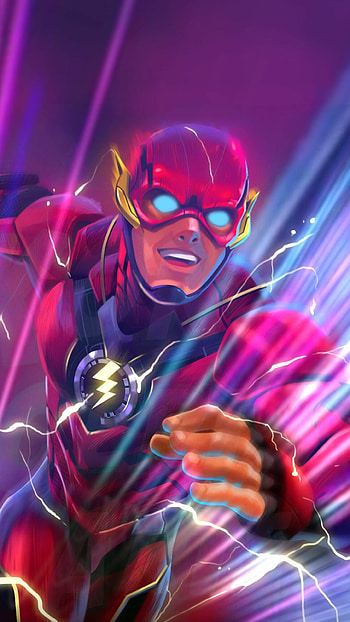 The Flash, Speedster hero, Dynamic , Superhuman abilities HD phone wallpaper