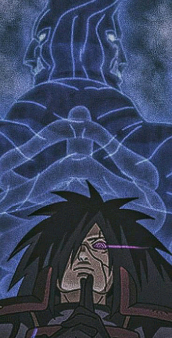 Madara, electric blue, art HD phone wallpaper