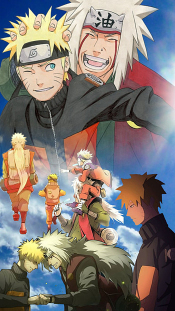 Naruto y Jiraiya, anime HD phone wallpaper