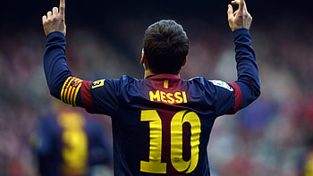 ... Background Full . lionel messi, player, back, shirt HD wallpaper
