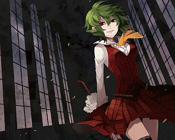 Yuuka, sexy, touhou, kazami yuuka, girl, unbrella HD wallpaper