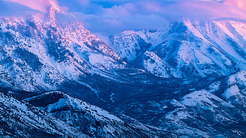 Breathe In The Sunset Slc Utah, mountains, landscape, morning, nature HD wallpaper