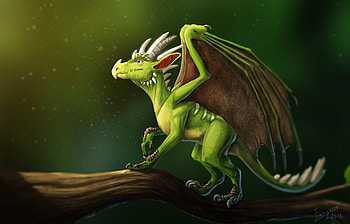 Fantasy, Art, Wings, Dragon, Horns HD wallpaper