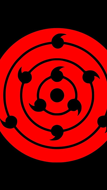 Sharingan Live, Red Logo HD phone wallpaper