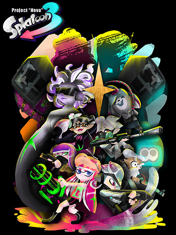 Splatoon 3, Hero mode artwork, Project Nova157, Exciting visuals HD phone wallpaper