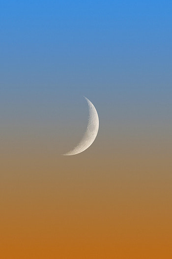 Nature, Sky, Moon, Minimalism HD phone wallpaper