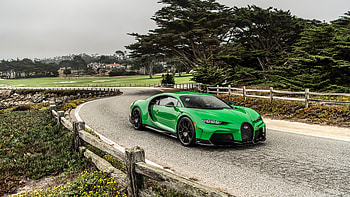 Chiron, green, hypercar, france, bugatti HD wallpaper