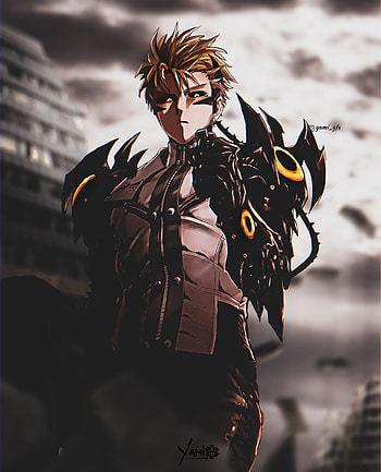 Genos, one punch man, fashion design, art, tatsumaki, saitama, fubuki, opm, anime HD phone wallpaper