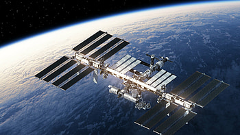 International Space Station, Space hotel, Weather. com HD wallpaper