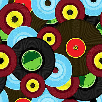 Multicolored, Motley, Pattern, Texture, Textures, Vinyl, Vinyl Records HD phone wallpaper