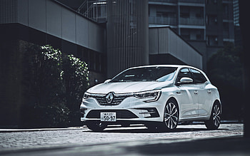Renault Megane, , JP-spec, 2021 cars, french cars, White Megane, 2021 Renault Megane, Renault HD wallpaper