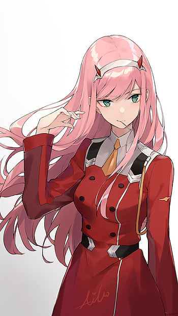 Zero Two Elegance: Darling in the FranXX Anime, Zero Two (Darling in the FranXX), Anime, Darling in the FranXX HD phone wallpaper