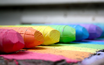 Macro, Multicolored, Motley, Stranded, Shallow, Pencil HD wallpaper