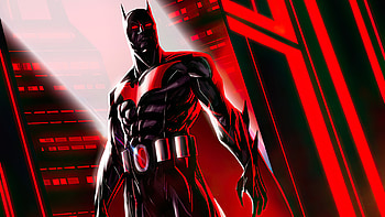 Batman Beyond Red World , batman-beyond, batman, superheroes, artist, artwork, digital-art, artstation HD wallpaper
