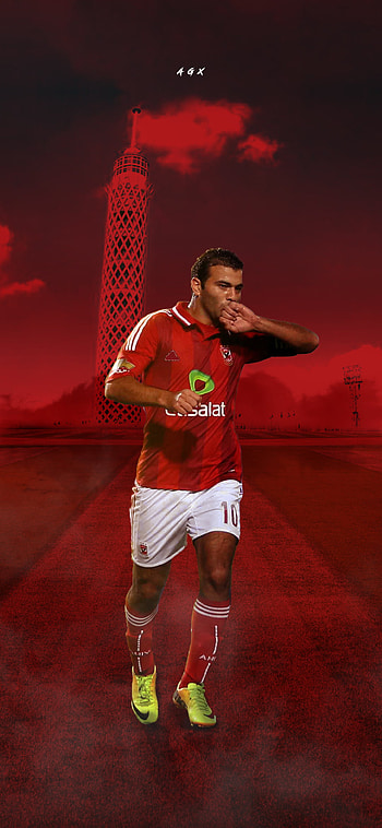 Emad Meteab Al ahly, elahly, عماد متعب, alahly, emad meteab HD phone wallpaper