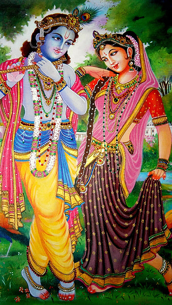 Radha Krishna , Lord Murlidhar HD phone wallpaper