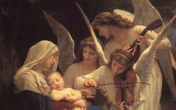 Renaissance Angels, Christian, classic art, angels, Renaissance HD wallpaper