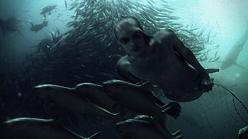 Dark Mermaid, graphy, Mermaids, Fantasy, Other HD wallpaper