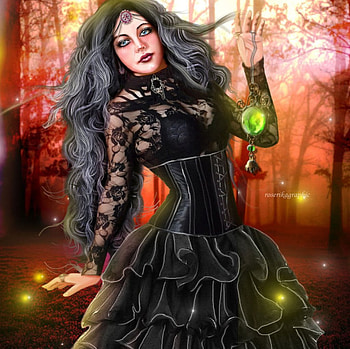 Lanternejaune, lady, lantern, model, fantasy HD wallpaper