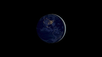 Earth at Night, iOS 11, Abstract HD wallpaper