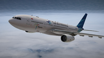Garuda Indonesia, A330-200 livery, Airline logo HD wallpaper