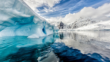 Antarctica iceberg, Ocean, KDE store HD wallpaper