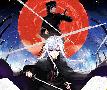 Soldiers, anime, katana, original HD wallpaper