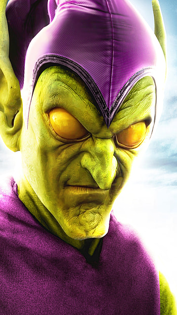 Green goblin spiderman, Sony xperia x xz z5 premium HD phone wallpaper