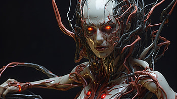 Nightmarish creature lurks around, Nightmare, creature, dark, scary, devil HD wallpaper
