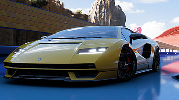 Forza Horizon 5 — Yellow Lamborghini Countach, Video Game, Yellow Car HD wallpaper