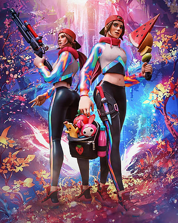 Fortnite loserfruit, magenta, pink HD phone wallpaper