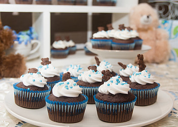 Muffin, cupcake, sweets, food, dessert HD wallpaper