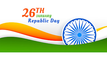 Indian 26th January Republic Day Celebration Creative Flag Republic Day HD wallpaper