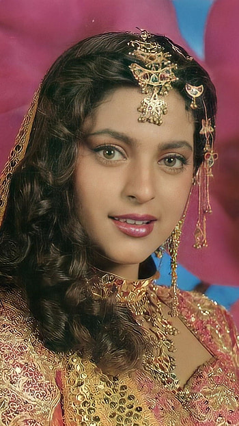 Juhi chawla, bollywood actress, vintage HD phone wallpaper