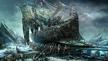 The Witcher 3: Wild Hunt, Ghost Ship HD wallpaper