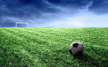 Cool Soccer Ball And Field 2 com HD wallpaper