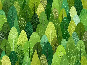 Green Forest Abstract, abstract, forest, artist, artwork, digital-art HD wallpaper