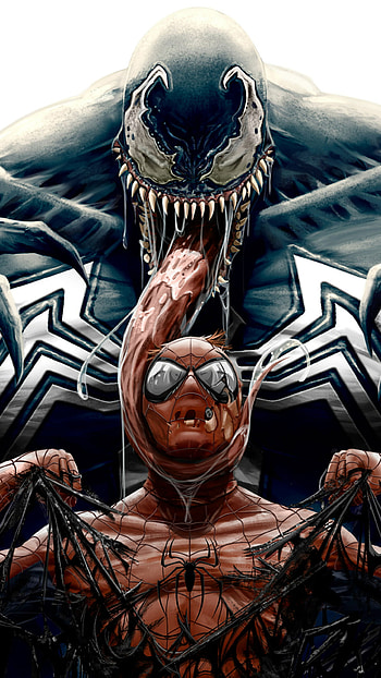 Venom and Spider-Man, Marvel HD phone wallpaper