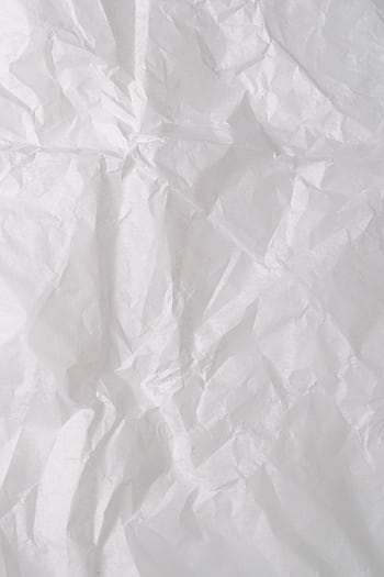 Close-up of crumpled white paper, perfect for backgrounds or texture designs. HD phone wallpaper