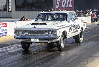 Plymouth, Mopar, White, Dragstrip, Classic HD wallpaper