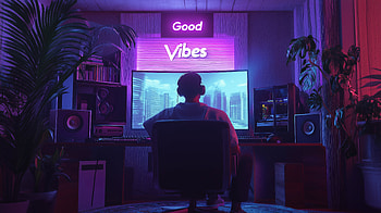Good Vibes Only: A Gamer's Lofi Experience, Good vibes only, gamer, lofi HD wallpaper