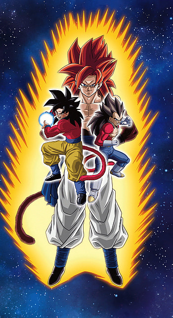Gogeta Super Saiyan 4 for Dragon Ball Fans, video game, Dragon Ball Z Dokkan Battle, Dragon Ball GT, Gogeta (Dragon Ball) HD phone wallpaper