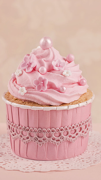 Pink cupcake, Xperia , Premium , Colorful delight HD phone wallpaper